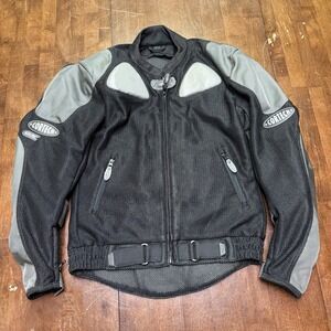 Cortech‎ Womens Med GX Air Tour Master Motorcycle Padded Mesh Jacket Grey 10-12